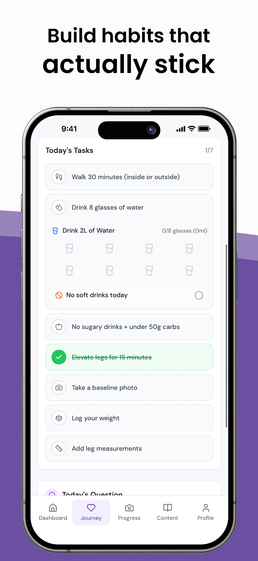 Renya App - Symptom tracking